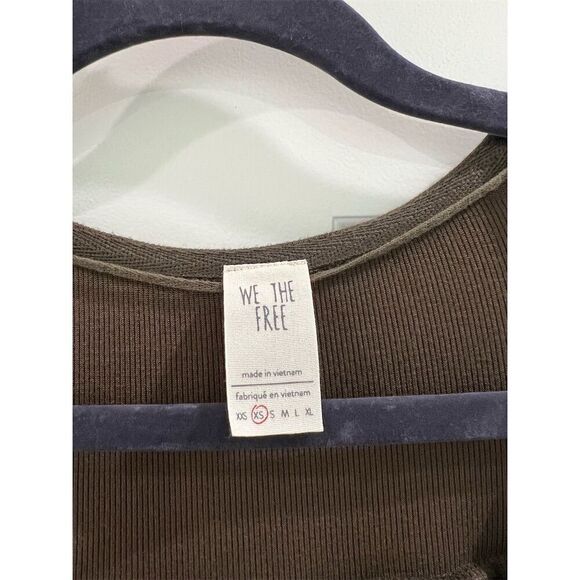 Free People We The Free Love Valley XS Green Long Sleeve Blouse - Picture 5 of 5